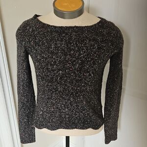 RW&CO. Charcoal Speckled Knit Sweater